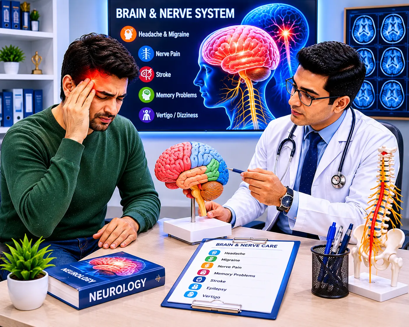 Neurology brain and nerve healthcare