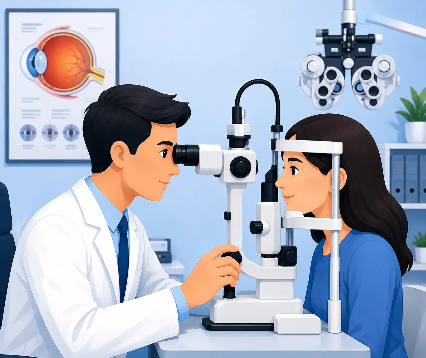 Ophthalmology eye care and vision health
